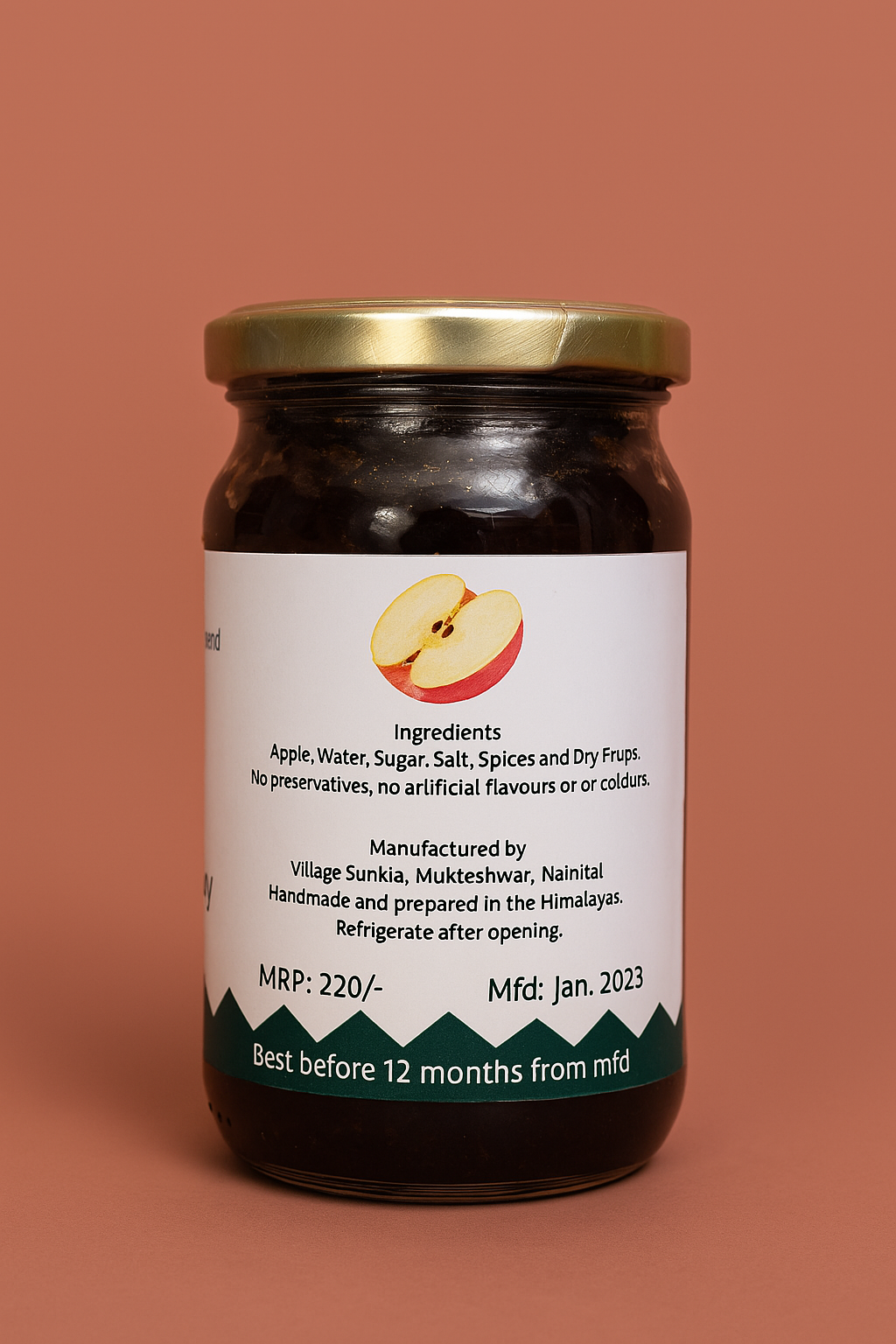 Bhumia Apple Chutney 500gm.