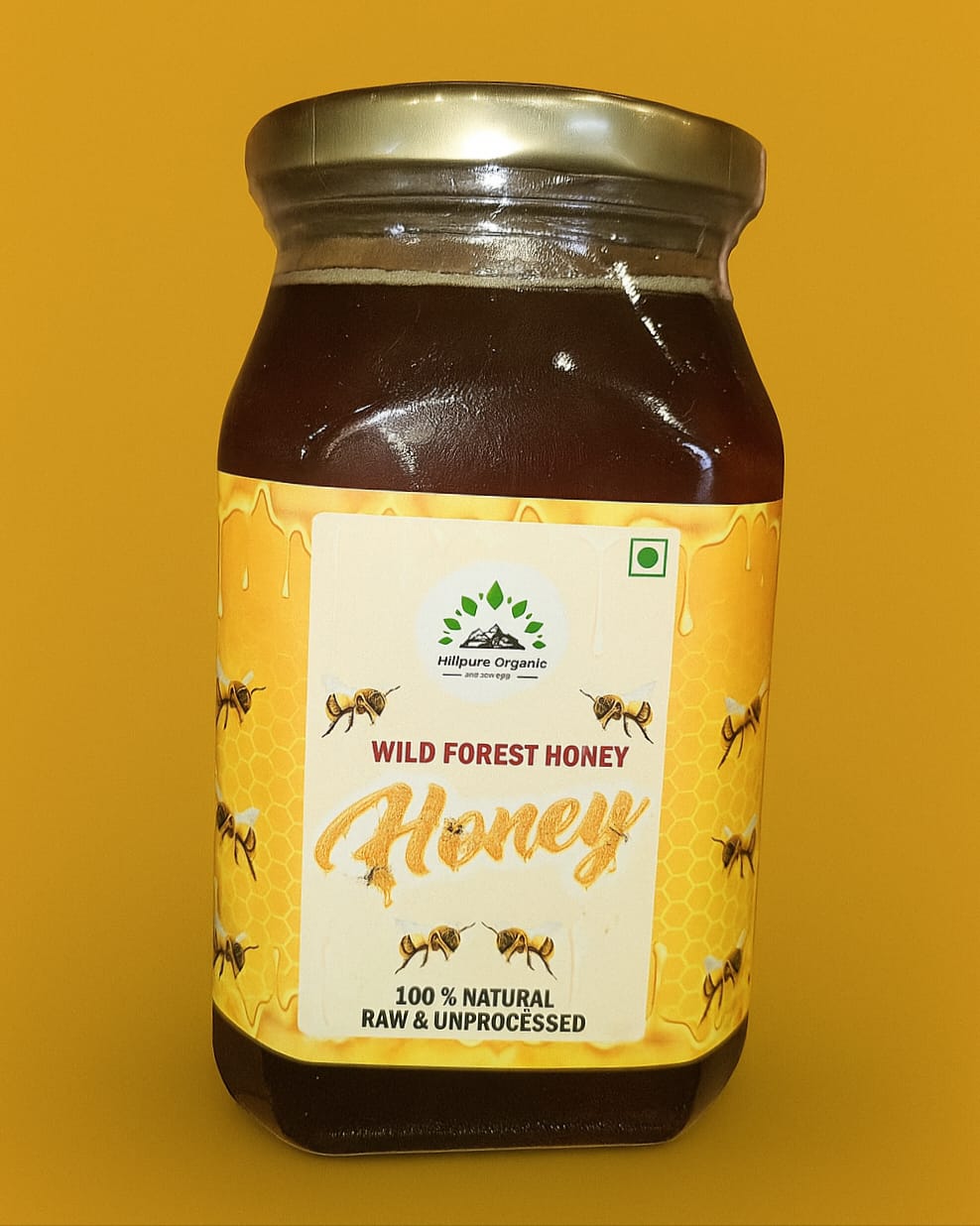 Organic Wild Forest Honey, Hillpure 500gm