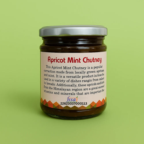 Apricot Mint Chutney 250gm.
